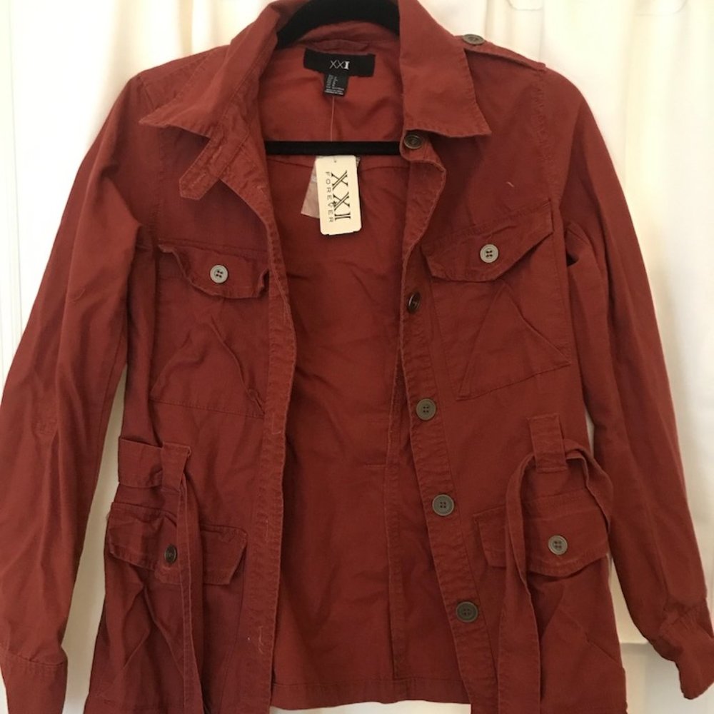 Forever 21 Burnt Orange Jacket